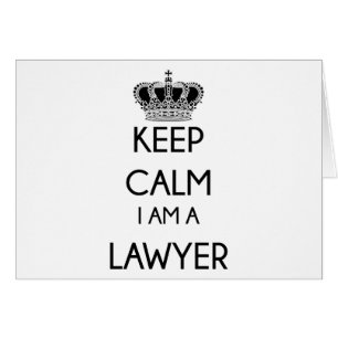 Behalt Calm, ich bin Rechtsanwältin