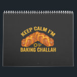 Behalt Calm ich brasse Challah Funny Hanukkah Kalender<br><div class="desc">lustig, Geschenk, Geburtstag, menorah, chanukah, hanukkah, menorah, latke, jewish, Ferien</div>