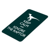 Behalt Calm Ignore Raptor Magnet (Linke Seite)