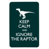 Behalt Calm Ignore Raptor Magnet (Vertikal)
