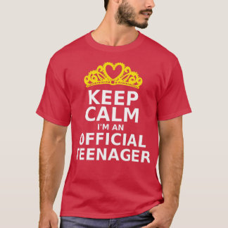 Behalt Calm Im Offiziellen nager 13. Geburtstag Fu T-Shirt