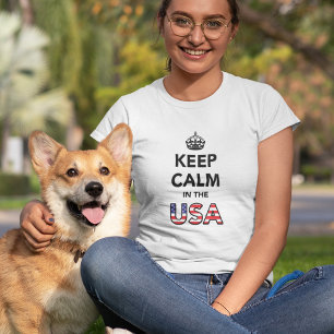 Behalt Calm in den USA T-Shirt