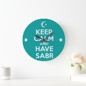 Behalt Calm Islamic Große Wanduhr (Zuhause)