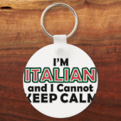Behalt Calm Italians Schlüsselanhänger (Vorderseite)