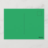 Behalt Calm It's St Patricks Day Irish Postkarte (Rückseite)