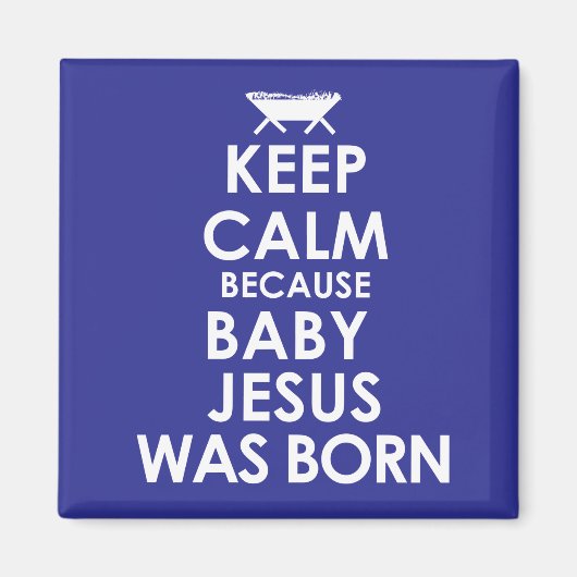 Behalt Calm-Jesus Magnet (Vorne)