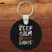 Behalt Calm Just Dance Tanztänzerin Schlüsselanhänger (Vorderseite)