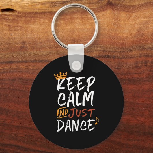 Behalt Calm Just Dance Tanztänzerin Schlüsselanhänger (Vorderseite)