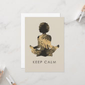 Behalt Calm Karte (Vorderseite/Rückseite Beispiel)