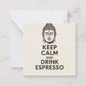 Behalt-Calm-Karte Mitteilungskarte (Rückseite)