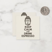 Behalt-Calm-Karte Mitteilungskarte (Vorderseite/Rückseite Beispiel)