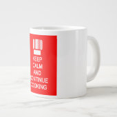 Behalt Calm Koch Jumbo Tasse (Vorderseite Rechts)