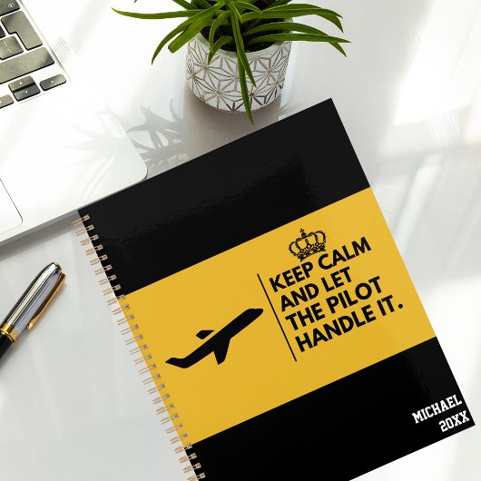 Behalt Calm & Lass Pilot Handling It, Aviation, Fu Planer