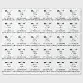 Behalt Calm Lass Rudolph Guide Sleigh Geschenkpapier (Flach)