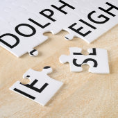 Behalt Calm Lass Rudolph Guide Sleigh Puzzle (Seite)