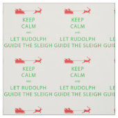 Behalt Calm Lass Rudolph Guide The Sleigh Stoff (Muster)