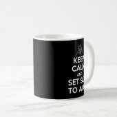 Behalt Calm Lasse Matilda Handle Es Funny Gift Nam Kaffeetasse (VorderseiteRechts)