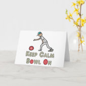 Behalt Calm Lawn Bowls Karte (Gelbe Blume)