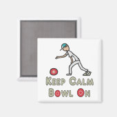 Behalt Calm Lawn Bowls Magnet (Vorderseite/Rückseite)