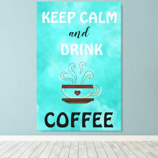 Behalt Calm Leinwanddruck (Insitu (Holzboden))