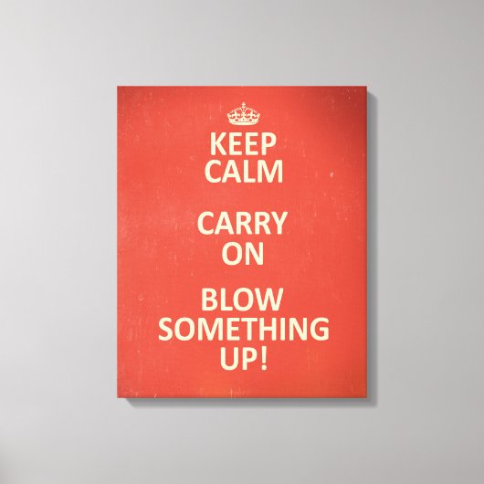 Behalt Calm Leinwanddruck (Vorderseite)