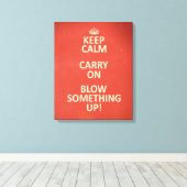 Behalt Calm Leinwanddruck (Insitu (Holzboden))