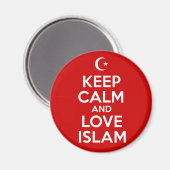 Behalt Calm Liebe Islam Magnet (Vorderseite/Rückseite)
