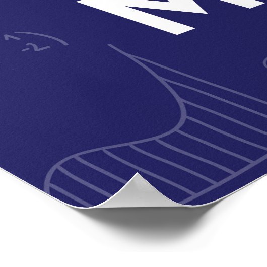 Behalt Calm Liebe Math Poster (Ecke)