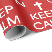 Behalt Calm Ließ Jesus führen auf Christlichen Chr Geschenkpapier (Rolleneckpunkt)