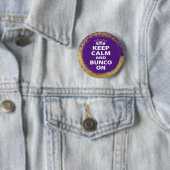 Behalt Calm Lila Gold Bunco Button (Beispiel)