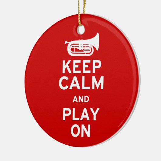 Behalt Calm - Marching Baritone Keramikornament (Links)