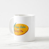 Behalt Calm & Merry on Kaffeetasse (Vorderseite Links)