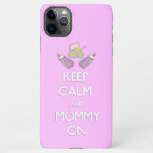 Behalt Calm Mommy Pink iPhone Case iPhone Hülle (Rückseite)