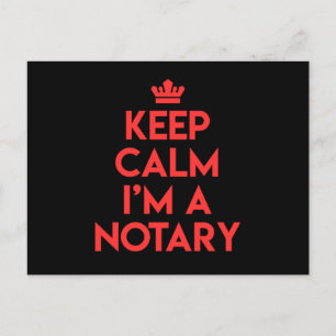 Behalt Calm Notary Public Lawyer Notary Attorney G Postkarte