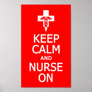 Behalt Calm & Nurse auf Plakat