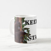 Behalt Calm Orangutan Kaffeetasse (Vorderseite Links)