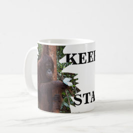 Behalt Calm Orangutan Kaffeetasse