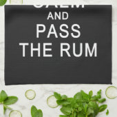 Behalt Calm & Pass Das Rum Handtuch (Gefaltet)