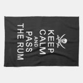 Behalt Calm & Pass Das Rum Handtuch (Horizontal)
