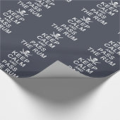 Behalt Calm & Pass Das Rum Packpapier (Ecke)