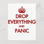 Behalt Calm? Pfft! Postkarte (Vorderseite)