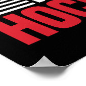 Behalt Calm Play Hockey Poster (Ecke)