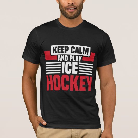 Behalt Calm Play Hockey T-Shirt (Vorderseite)
