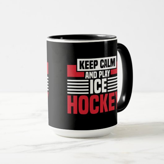 Behalt Calm Play Hockey Tasse (VorderseiteRechts)