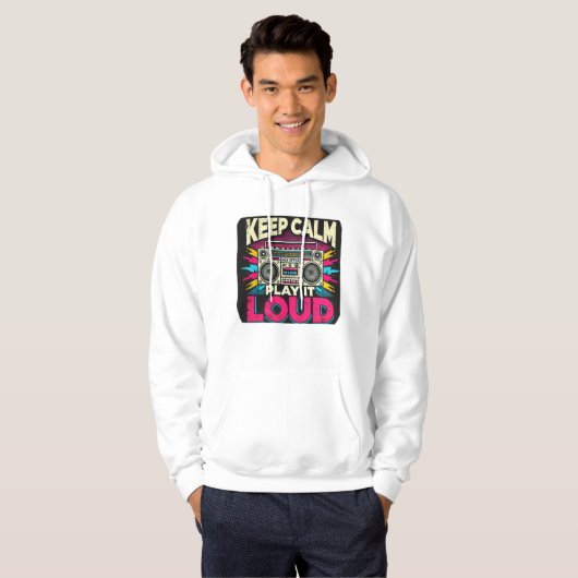 Behalt Calm Play it Loud Hoodie (Vorne ganz)