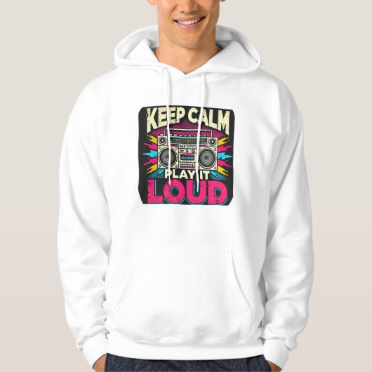 Behalt Calm Play it Loud Hoodie (Vorderseite)