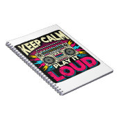 Behalt Calm Play it Loud Notizblock (Rechte Seite)