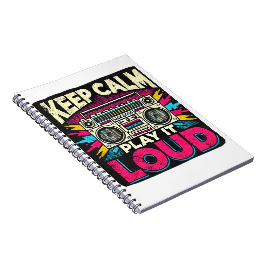 Behalt Calm Play it Loud Notizblock (Rechte Seite)