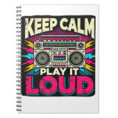 Behalt Calm Play it Loud Notizblock (Vorderseite)