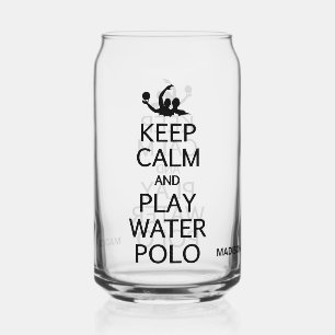 Behalt Calm & Play Water Polo individuelle Name Dosenglas